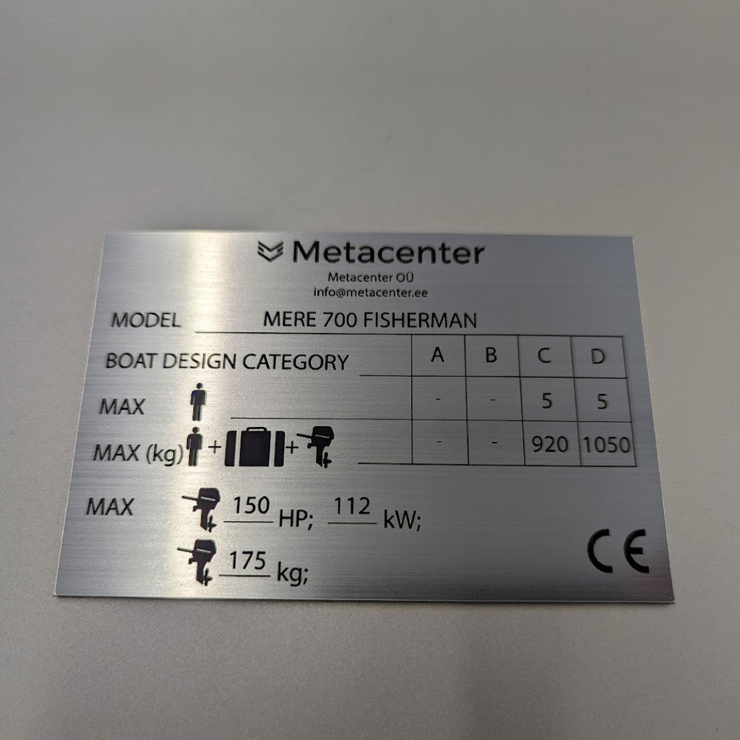 Aluminium boat MERE 700 Fisherman